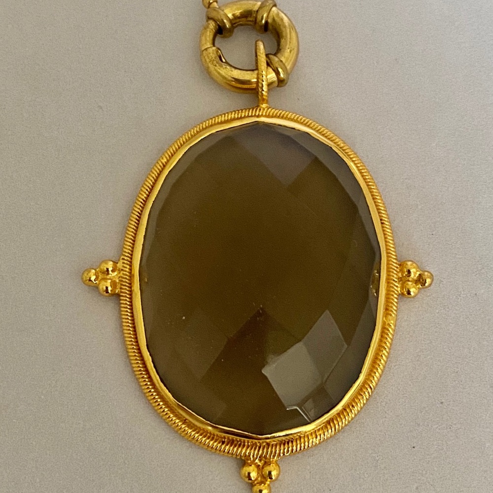 Julie Vos Smokey Topaz Pendant